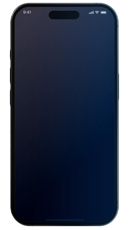 Mobile Handelsoberfläche von Glindorionex